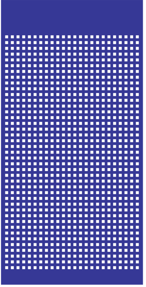 Squares-1x1 - Hanging Panels, Single