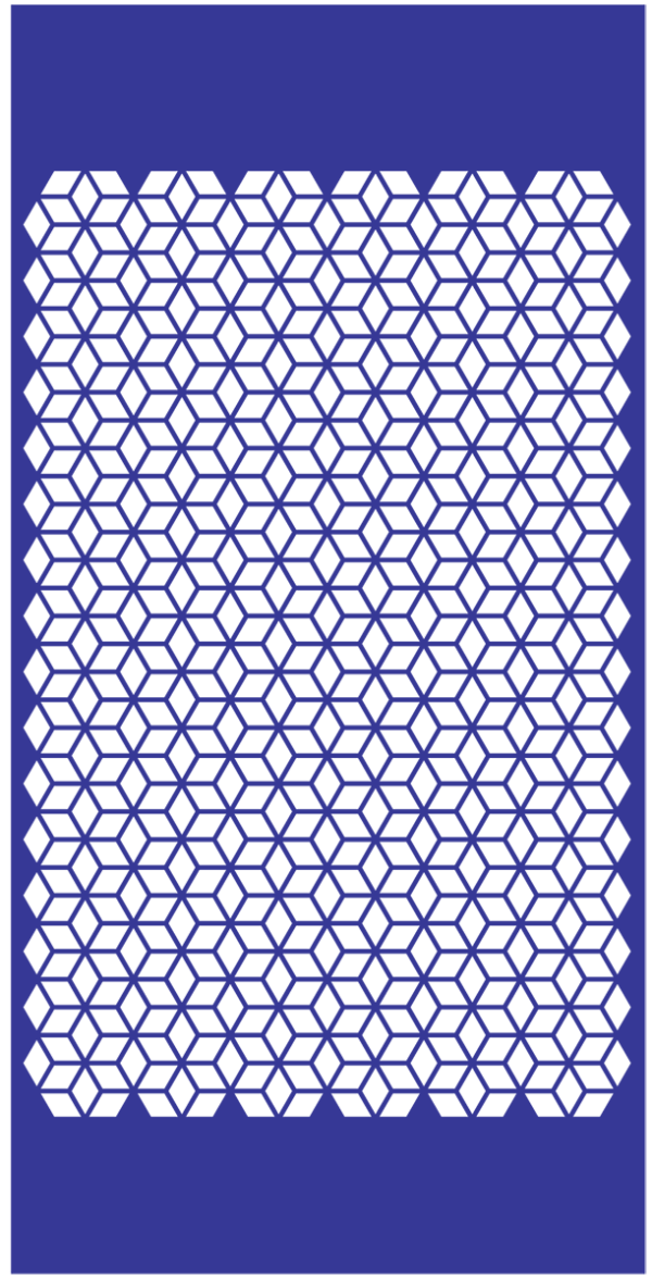 Y3D2-Cubes - Hanging Panels, Double