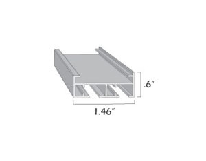 Hanging Panel Track System - 2 Channels
