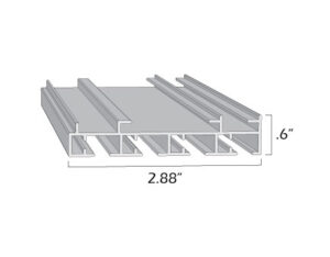 Hanging Panel Track System - 4 Channels