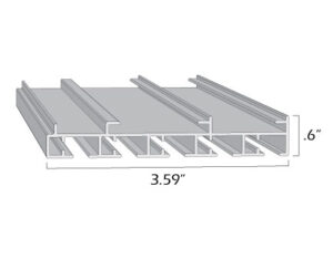 Hanging Panel Track System - 5 Channels