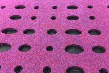 Custom Privacy EcoFelt Panels, Circles and Ovals Pattern