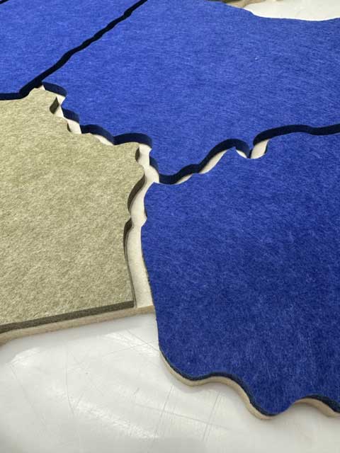 Acoustical Felt USA Map: Artistry and Acoustic Appeal - Laser Felt